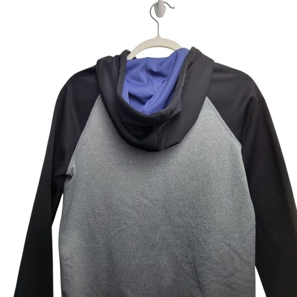 Nike Dri Fit Gray Black Purple Oversized Hoodie Sweater Size XS - Picture 5 of 8